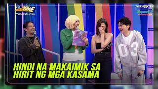Anne Curtis napatakip na lang ng bibig sa mga hirit nina Vice, Vhong, Jhong | ABS-CBN News