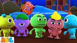 SPOOKY Five Colourful Monsters + More Halloween Songs for Kids By All Babies Channel