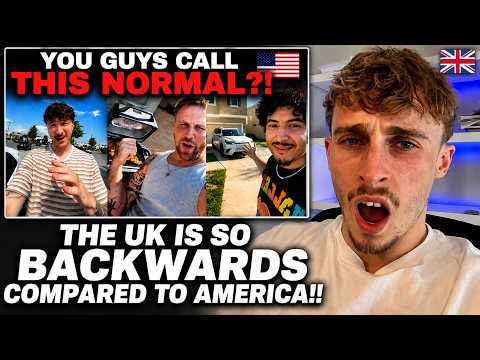 British Guy Reacts to British Tourists Couldn't Believe What Americans ACTUALLY Call Normal!