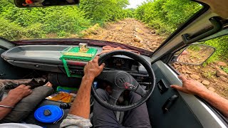 4K POV Super Carry Off-Road Drive | Rough Village Roads & Pure ASMR