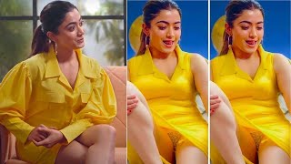 Rashmika Mandana Hot Thighs And Panty Show