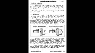 6. electromagnetic induction notes | 12th physics handwritten notes #cbse #physics #shorts