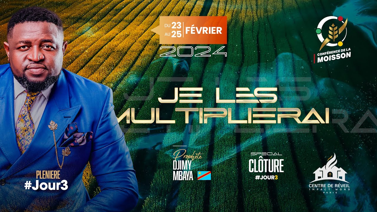 Plénière | Je les multiplierai | Prophète Djimy MBAYA | CIM JOUR 3