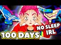 I survived 100 Days in Hardcore Minecraft without sleep IRL! (33 hours)