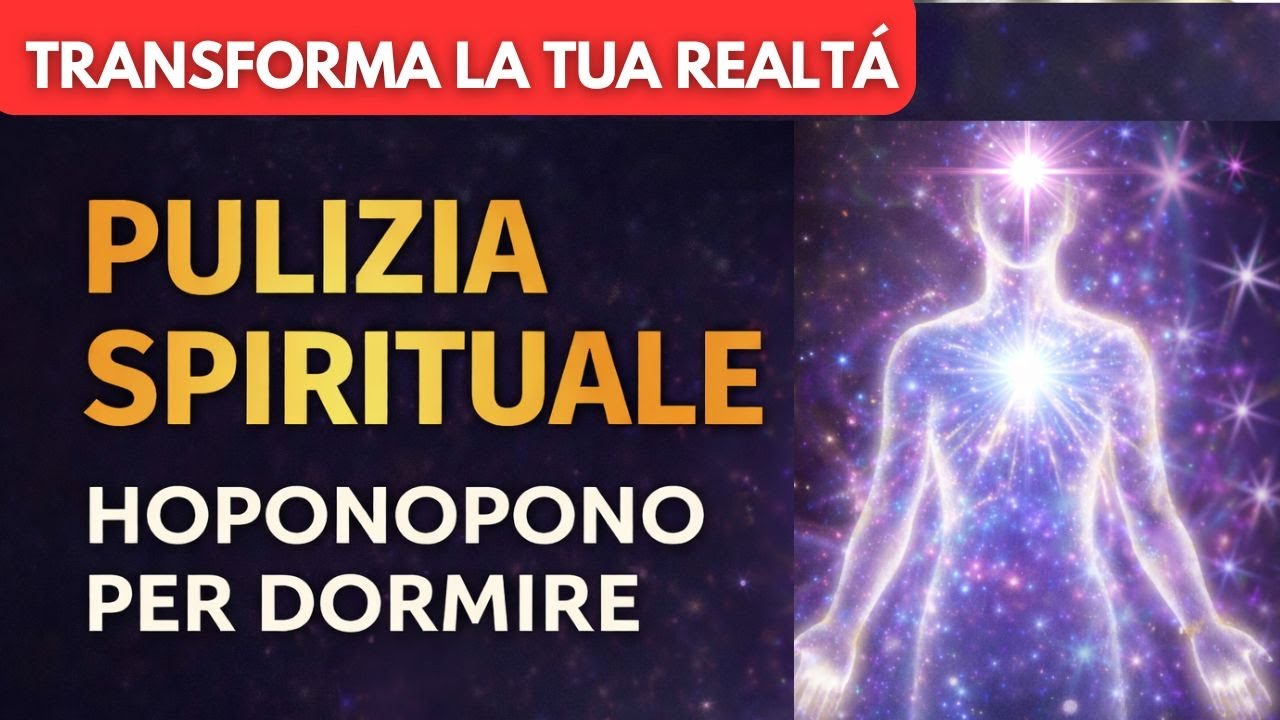 HOPONOPONO PER DORMIRE | PULIZIA SPIRITUALE PROFONDA 🌙✨