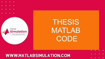 Thesis Matlab Code | Thesis Matlab Code Tutorials