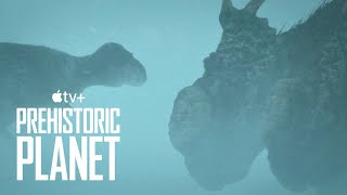 Confrontation in the blizzard - [Prehistoric Planet] season 1