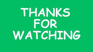 Thanks For Watching