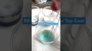 Paint Pour Easter Eggs with DIY Paint