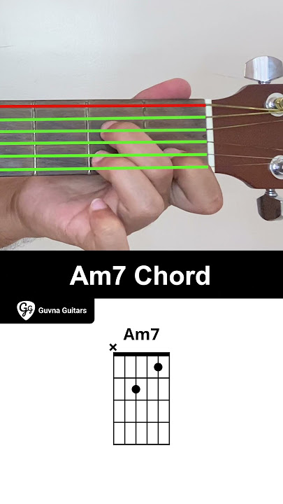 How To Play The Am7 Chord On Guitar - Guvna Guitars