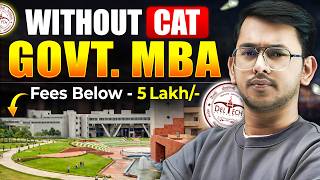 Hidden Govt MBA College Without CAT 😱 | DTU Admission, Low Fees &amp; Placements Reality!