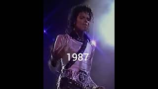 Michael Jackson Evolution of Ankle Breaker Rock with you 1979 - 1996 #michaeljacksonshorts Resimi