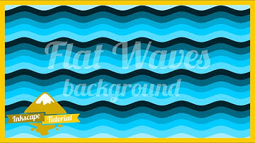 Inkscape Tutorial For Beginners: Create A Flat Waves Background (Step-By-Step-Guide) 2021