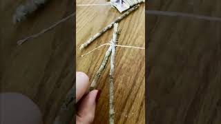 How to Make Stick Star OrnamentS