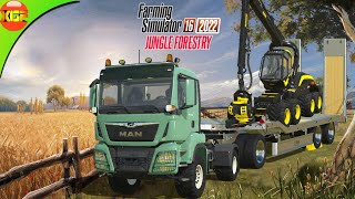 Transporting Forestary Machines To Jungle And Cutting Trees! Farming Simulator 16 Gameplay screenshot 4