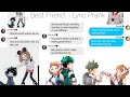 Best Friend | MHA lyric prank | Fail? | (slight BkDk and Tsuchako)