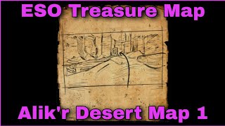 ESO Alik'r Desert Treasure Map 1 [Treasure Location]