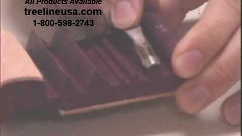 How to sharpen chisels using the Flexcut Slip Strop