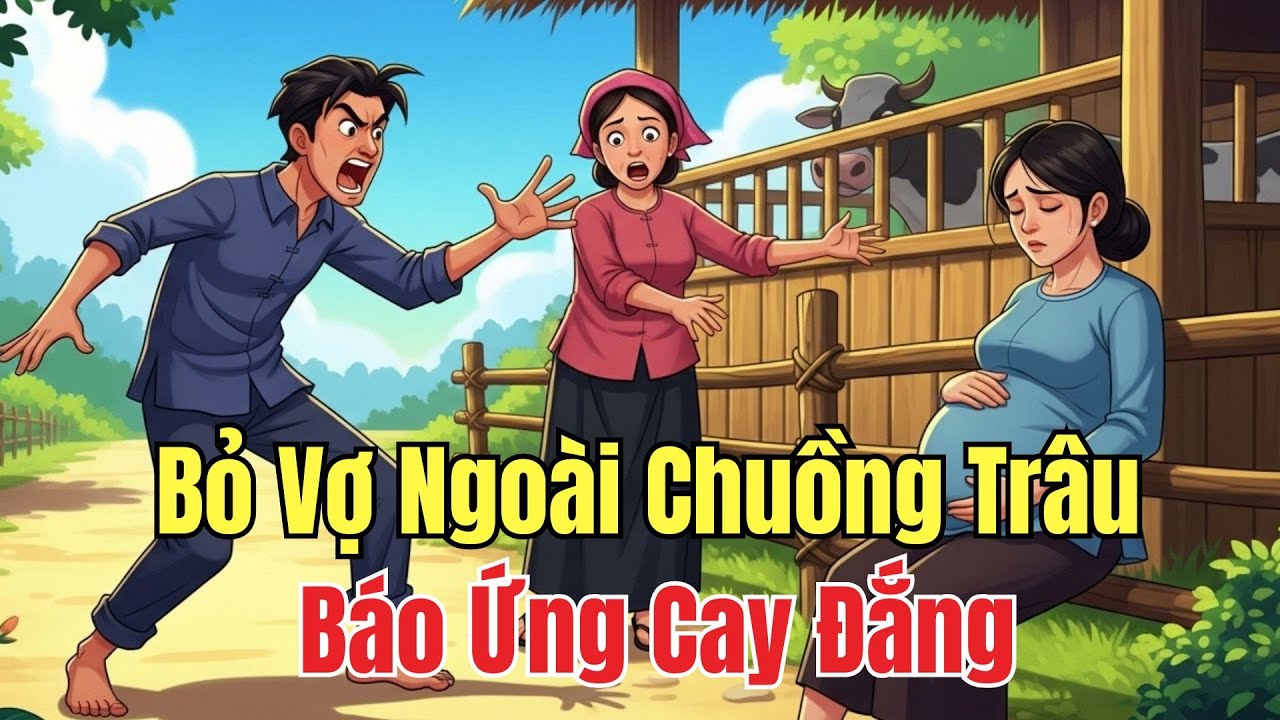 Truyện Nhân Quả: Vứt Bỏ Vợ Con Ngoài Chuồng Trâu Trong Đêm Mưa Và Cái Giá Phải Trả