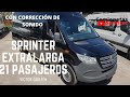 516 XL 21 PASAJEROS VIP NEGRA CORRECCIÓN