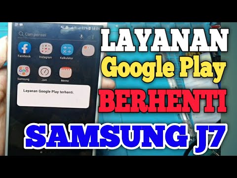 SOLUSI LAYANAN GOOGLE PLAY BERHENTI SAMSUNG J7 2016  || CARA BACK UP KONTAK KE SD CARD