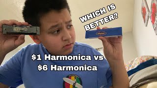 $1 vs $6 Harmonica Which is better?