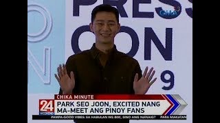 24 Oras: Anong masasabi ni Park Seo Joon sa pagkukumpara sa kanya kay Ryan Gosling? 24 Oras: Anong masasabi ni Park Seo Joon sa pagkukumpara sa kanya kay Ryan Gosling?