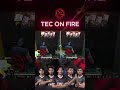 Tec on fire 💥#redhawks #viral #shorts #blade