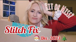 December  Stitch Fix Unboxing and Tryon! Hit or Miss??