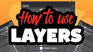 How to use Layers in Adobe Illustrator CC