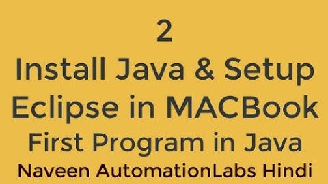 #2 - Install Java in Apple MacBook with JAVA_HOME (Hindi)