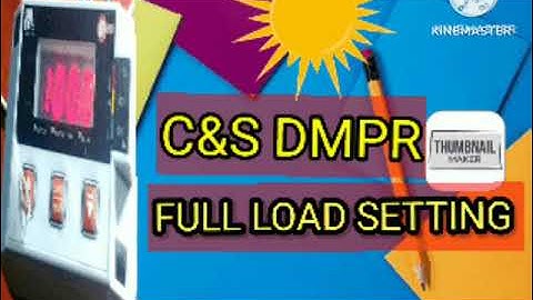 Dmpr(c&s) fullload(iFl) current setting