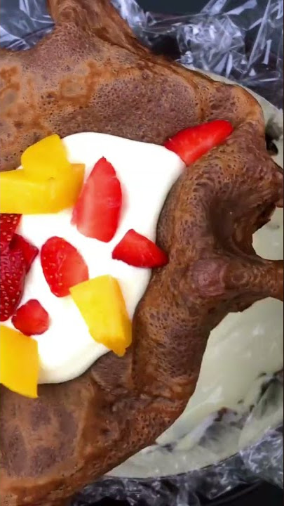 Resep Kue Crepes Mudah Dengan Strawberry Dan Peach