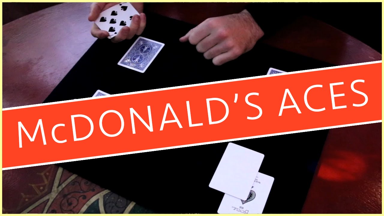 MacDonald's Aces (CARD MAGIC)