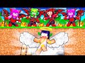 Powerful angel speedrunner vs overpowered devil hunters in minecraft