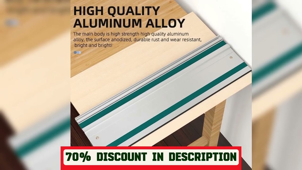 A must-have product! Woodworking Guide Rail for Electric Circular Saw 600-1400mm Multiple Sizes Li