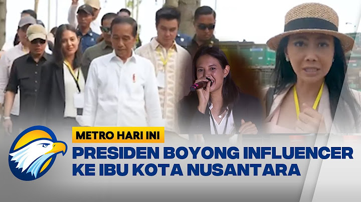 Artis dan Influencer Diajak Keliling Lihat Pembangunan Infrastruktur