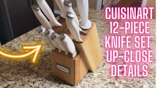 Cuisinart 12 Piece Knife Set CLOSE UP DETAILS Net Worth