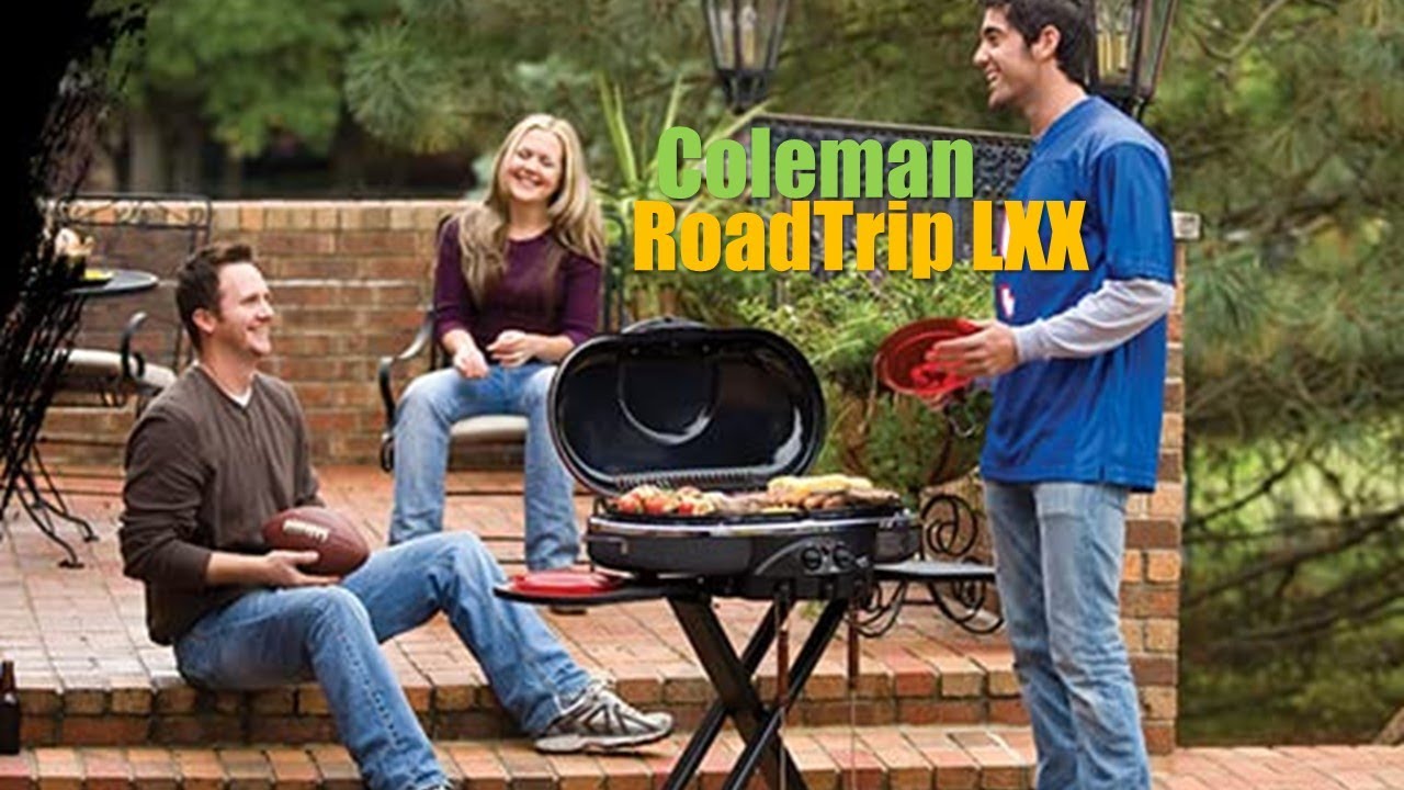 🍠Coleman RoadTrip LXX Portable Propane Grill with Sliding Side Tables ...