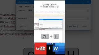 Quickly Edit YouTube Tags Using Microsoft Word | Time-Saving Tips!