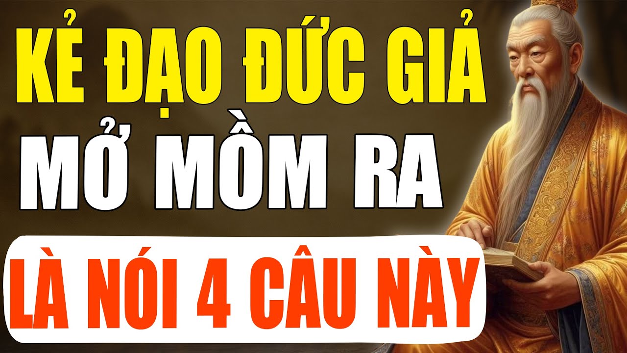 Cổ Nhân Tiết Lộ: KẺ ĐẠO ĐỨC GIẢ Mở Mồm Ra Là Nói 4 CÂU NÀY | Tinh Hoa Cổ Xưa