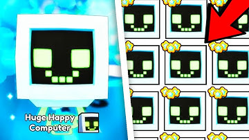 HOW TO HATCH HUGE HAPPY COMPUTERS FAST IN PET SIMULATOR 99!
