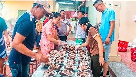 Bữa Cỗ Áp Rạp Đám Cưới Của Nông Dân Quê Lúa Thái Bình 