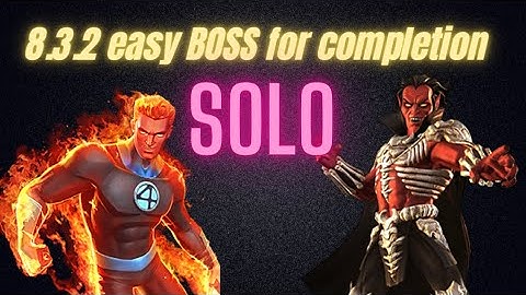 Act 8.3.2 Easy Boss For Completion Mephisto vs Human Torch Solo Fight Mcoc hearthacker