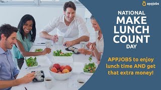 AppJobs that make your lunch count | AppJobs.com #nationalmakeyourlunchcountday
