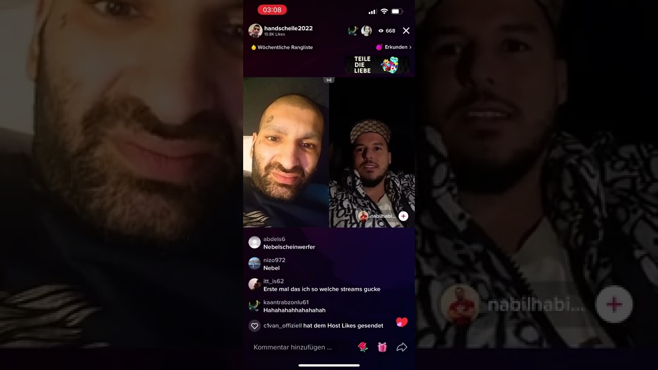 Engelgesicht & Nabil Beefen sich Und Reden Über Mois Einbruch Im Stream ‼️