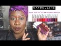 MAYBELLINE SUPER STAY MATTE INK LIP SWATCHES & REVIEW | #KaysWays
