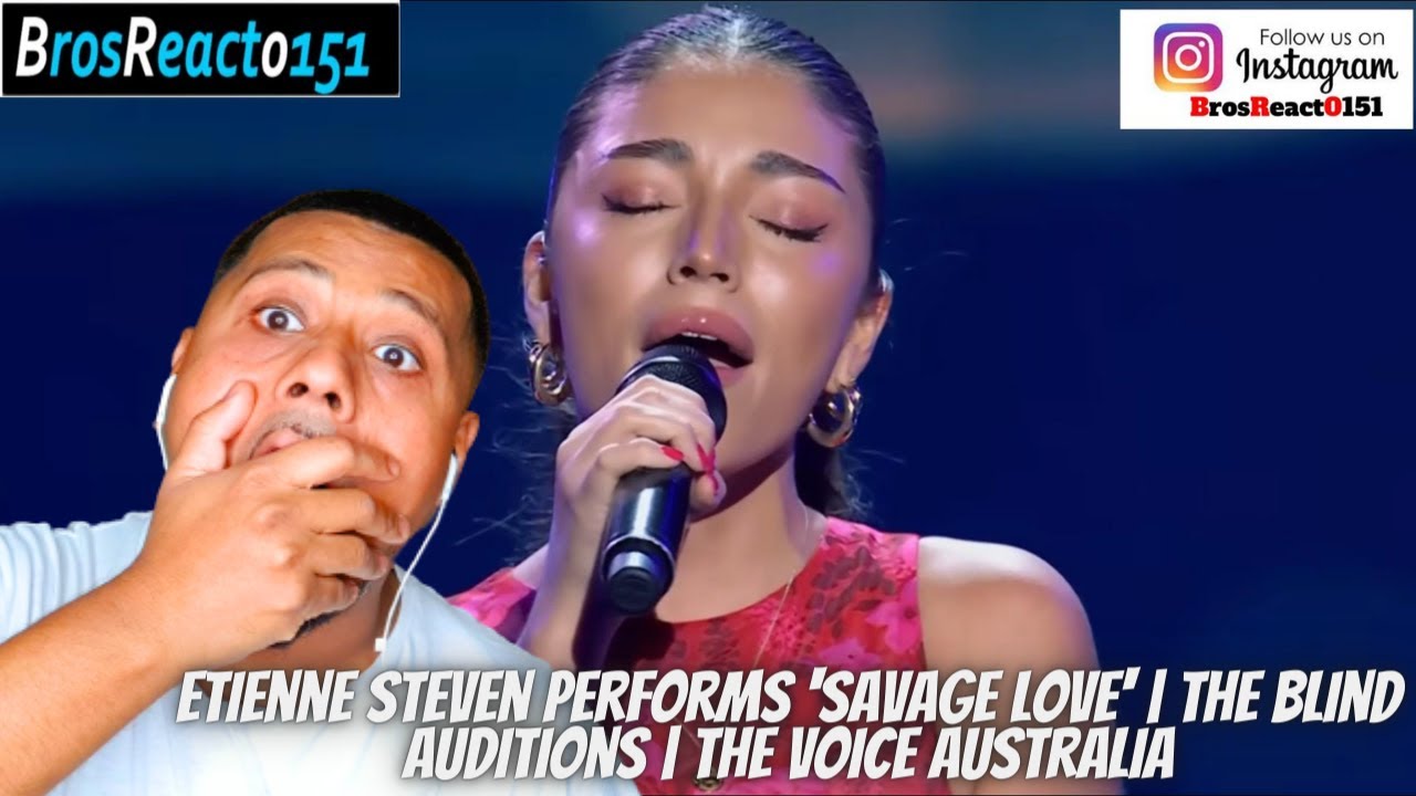 Etienne Steven Performs Savage Love The Blind Auditions The Voice Australia Reaction Youtube