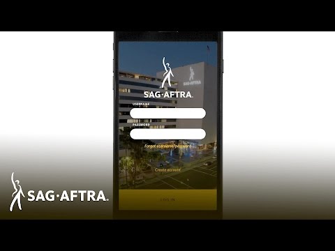 SAG-AFTRA Member App Tutorial