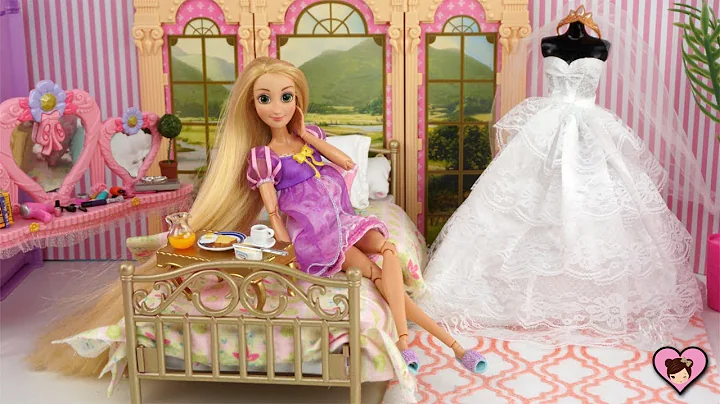 Princess Rapunzel Wedding Morning Routine - Barbie...
